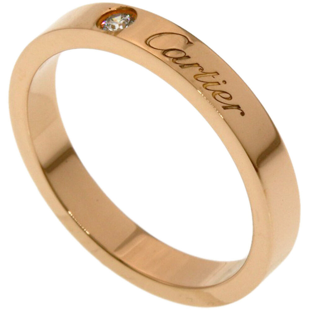 CARTIER 18k Gold Diamond Ring #52